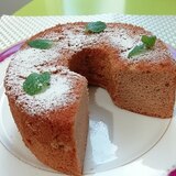 米粉 de 桜のシフォンケーキ